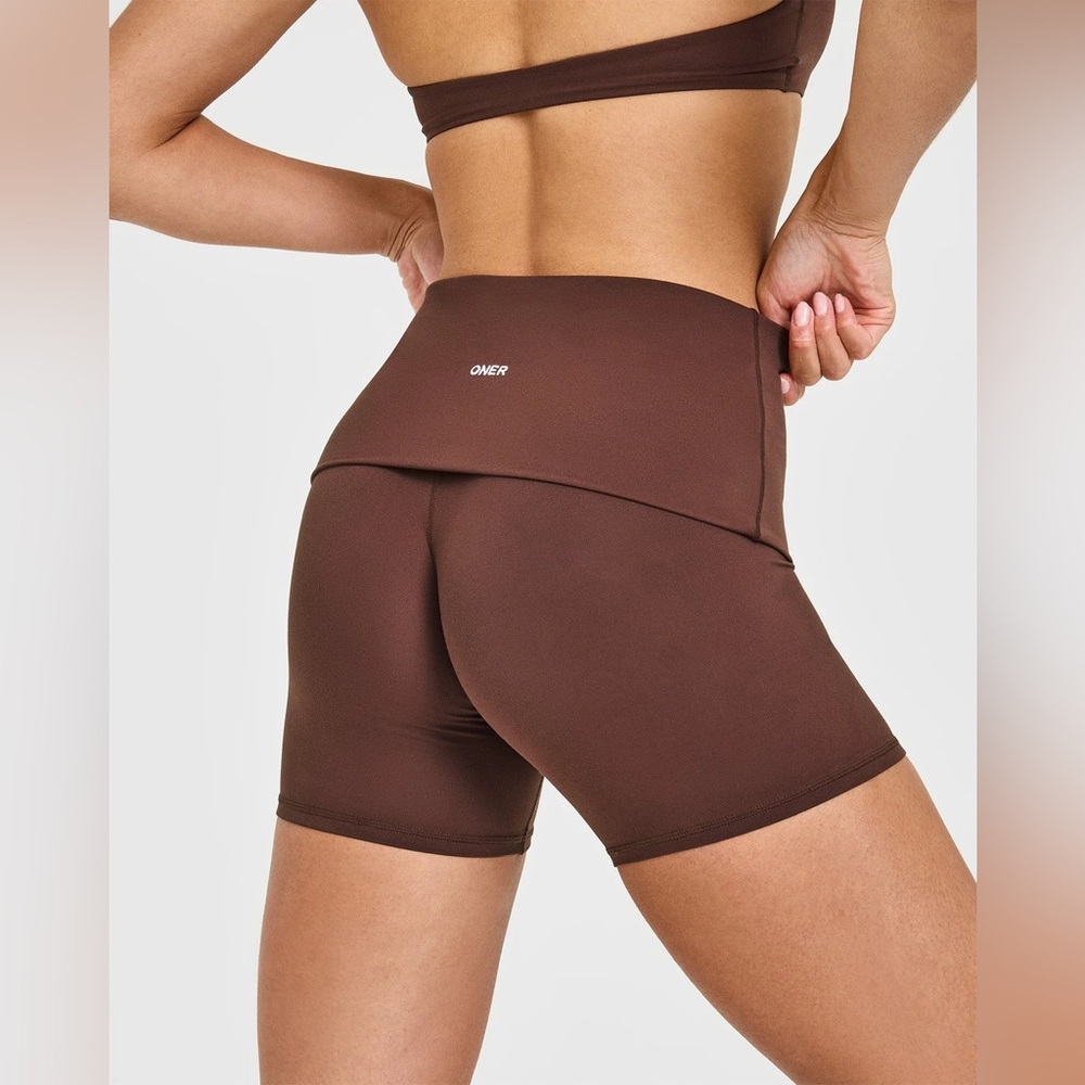 Oner Active SoftMotion™ Fold Over Shorts 6" | Espresso Brown - S